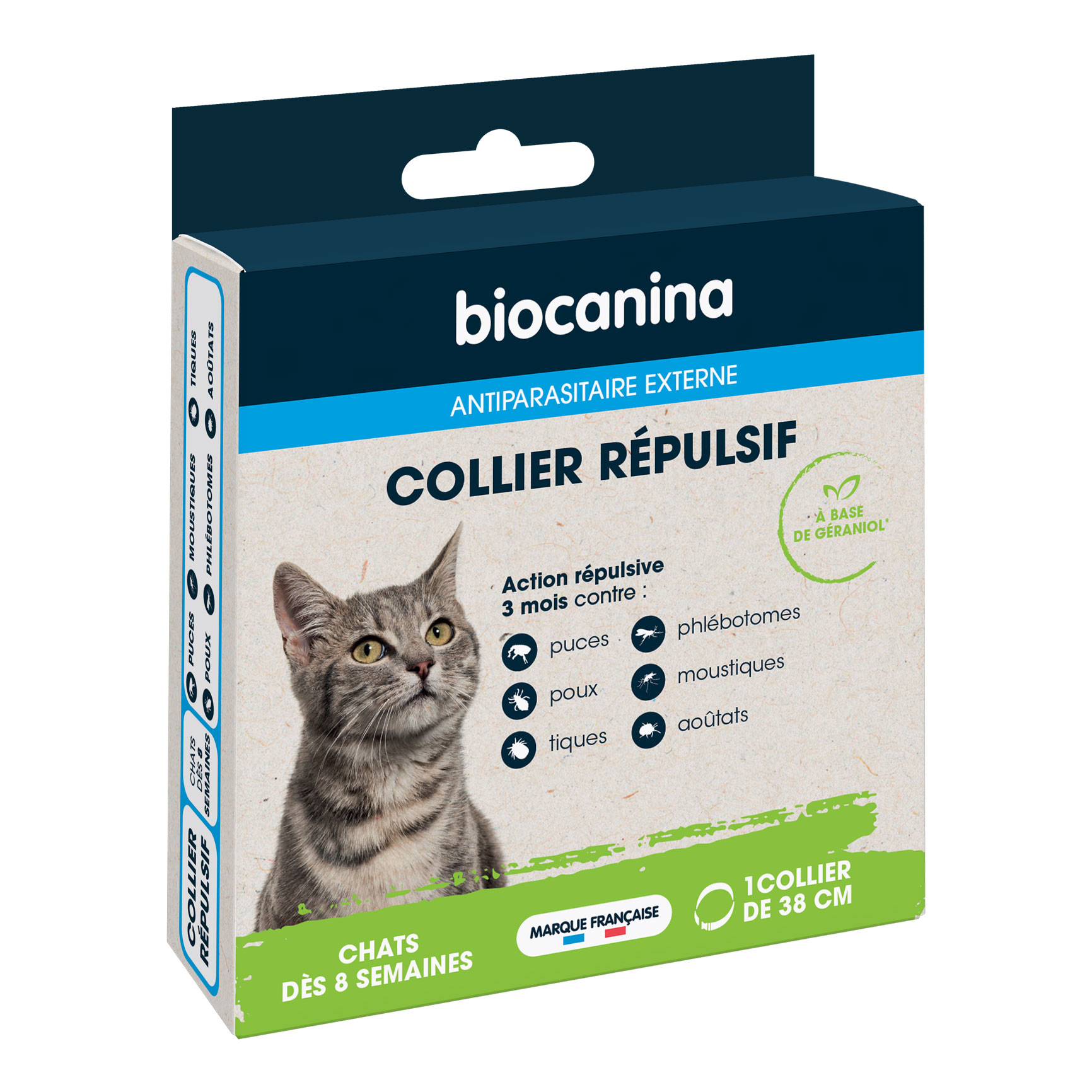 Collier répulsif pour chats - Biocanina